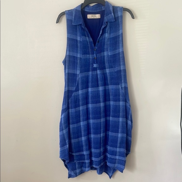 Isabella Sinclair Plaid Shirtdress - Picture 1 of 13